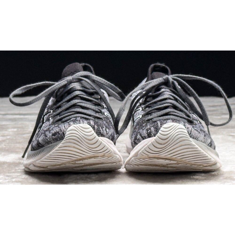 ASICS Gel Nimbus 23 Gray Black Knit Running Shoes Sneakers Womens Size 9.5 - Picture 2 of 16